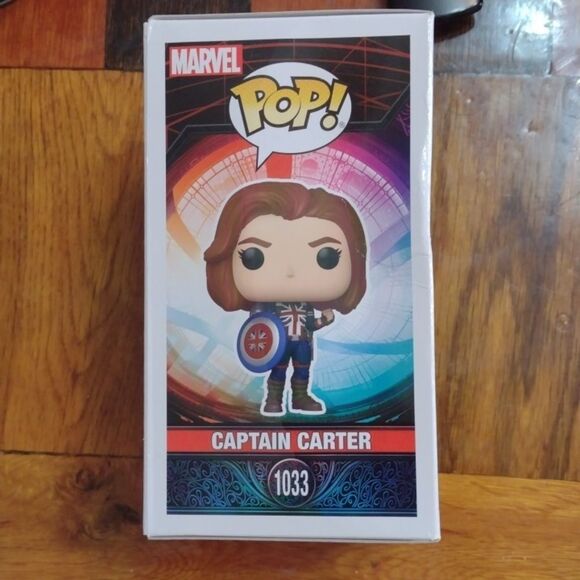 Marvel Captain Carter Funko Pop New - Picture 3 of 6